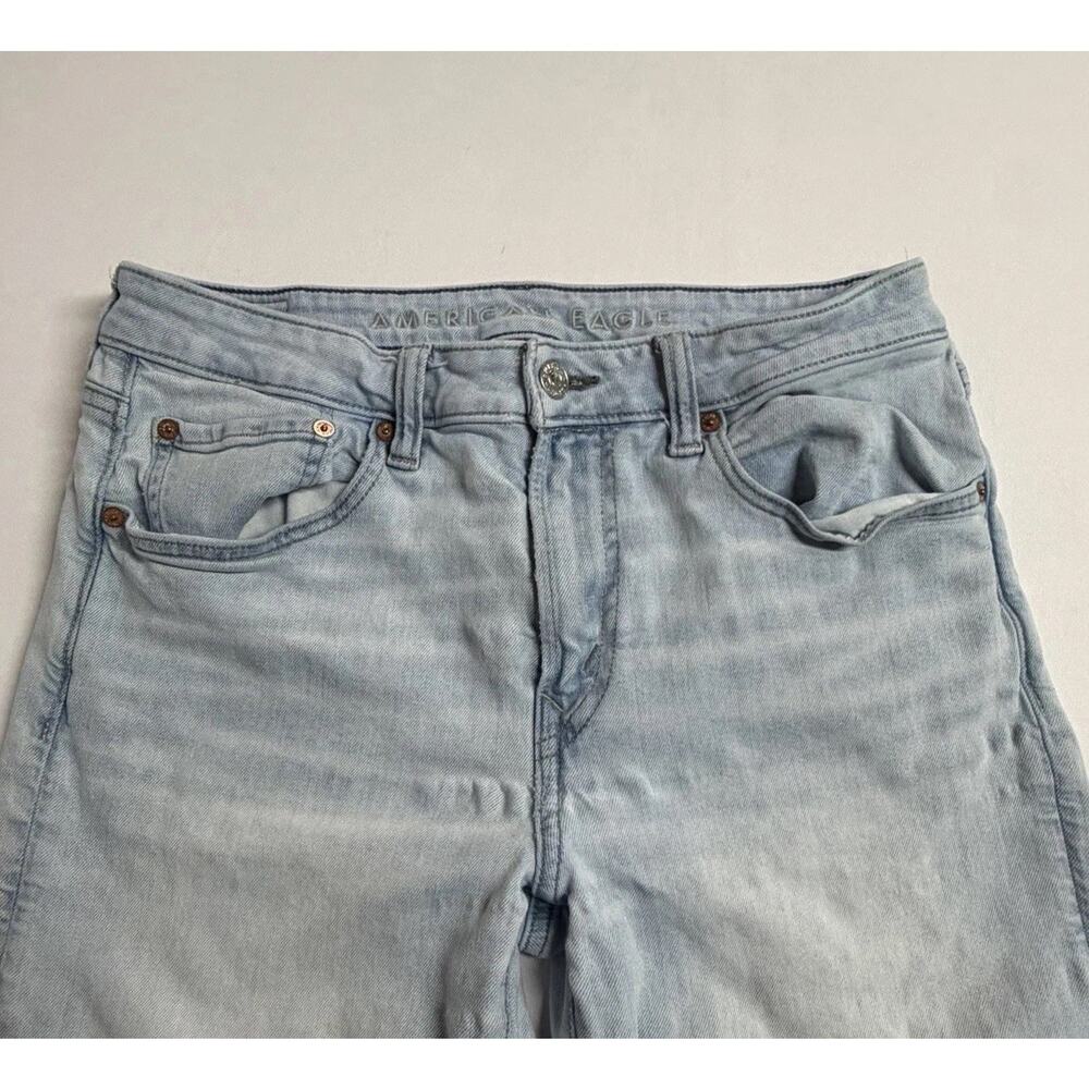 American Eagle Jeans Men’s 32X34 Airflex+ Athletic Straight Blue Light Wash - Picture 5 of 16